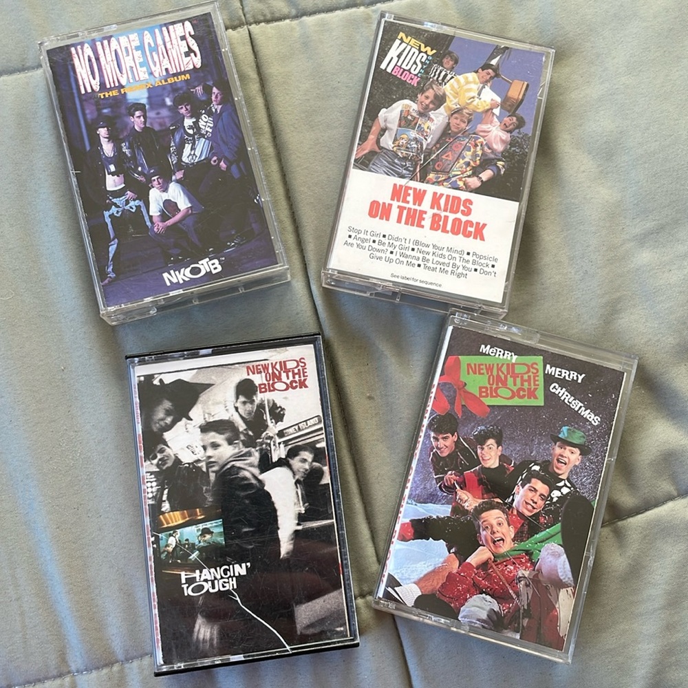 New Kids On The Block Cassettes (set of 4)